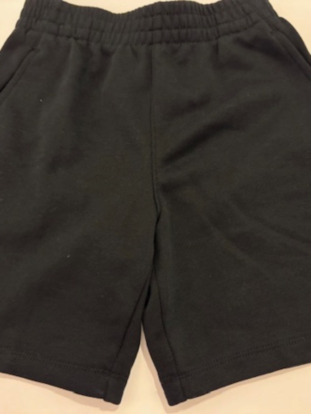 Nike Little Boys French Terry Shorts Size7 (6-7 age) Black Cotton Polyester NWT